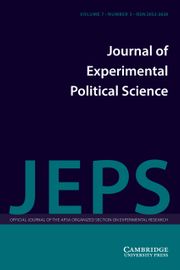 journal_of experimental political science